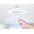 Imagine 1/7 - Beper P206VEN650 Ventilator de tavan cu lumina LED